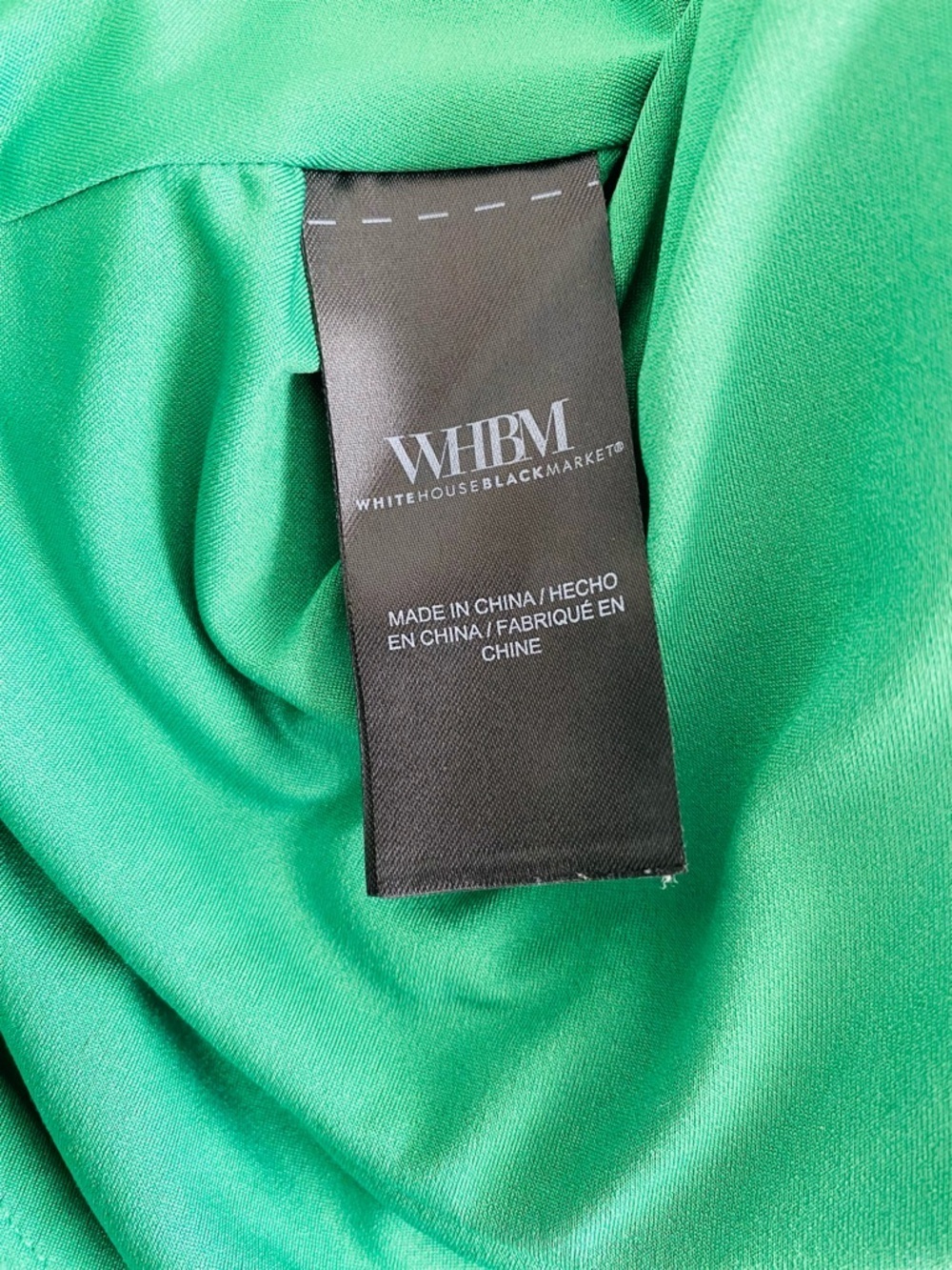 WHBM Green Embroidered Halter Midi Dress Size 8 - Picture 6 of 8
